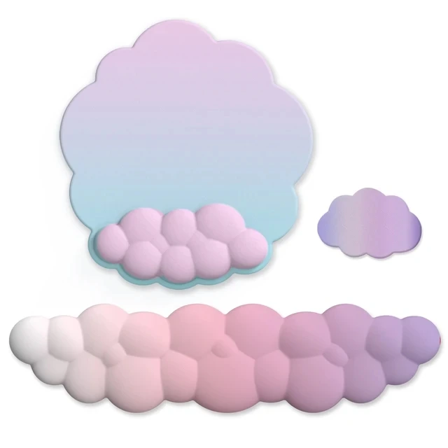 Cloud Desk Wrist-Rest Set