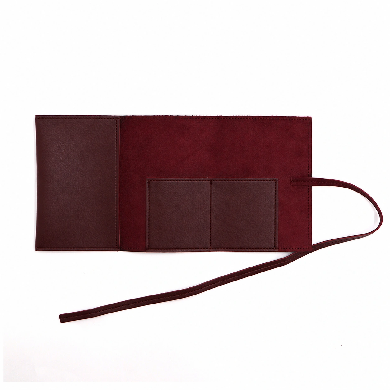 Travel cable organiser roll — Red