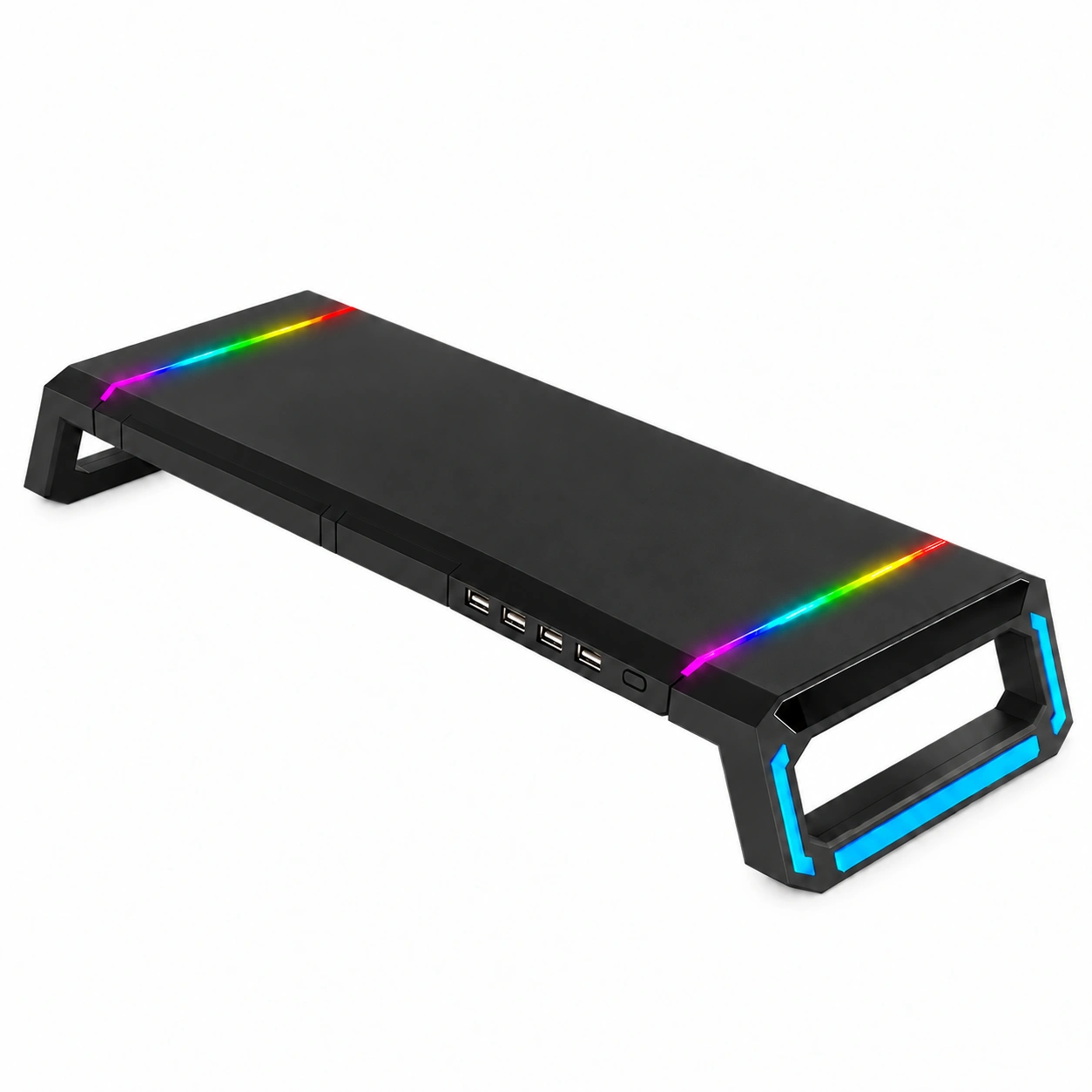 RGB Monitor Stand with USB Hub